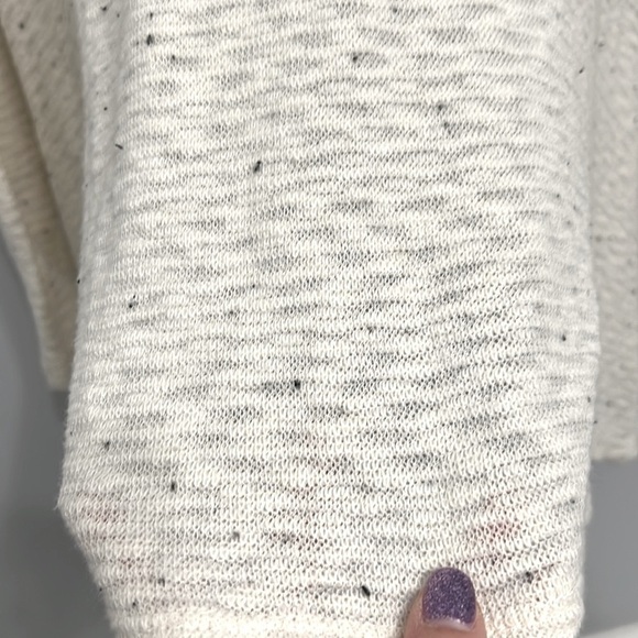 ANTHROPOLOGIE PUELLA Slub Speckled Long Sleeve Top Size M - Picture 5 of 7